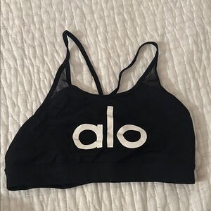 ALO Yoga Black and White Sports Bra